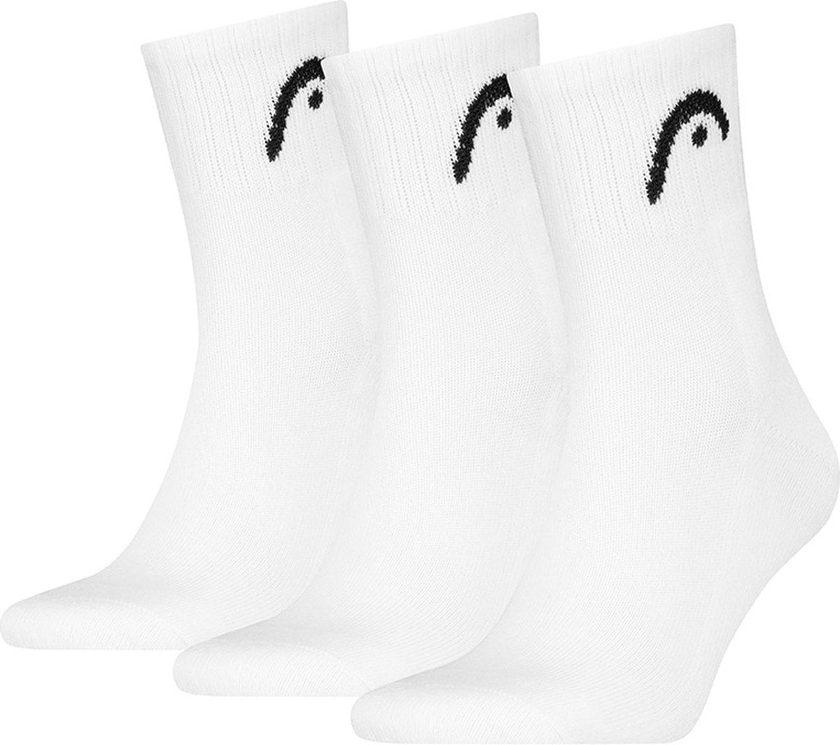 Head - unisexe - chaussettes courtes tous sports - entraînement - pack de 3 - taille 35-38