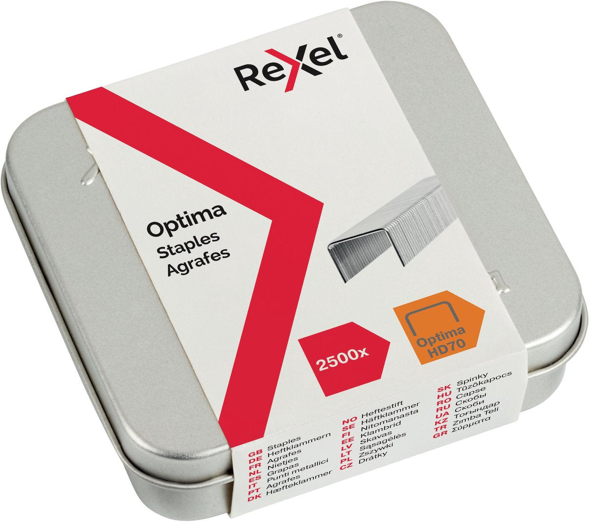 Agrafes Rexel optima 70hd (2500)