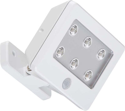 Briloner - kollig - applique LED à piles - avec capteur - éclairage extérieur avec détecteur de mouvement - 12 cm - ip54 - 6 500k - blanc