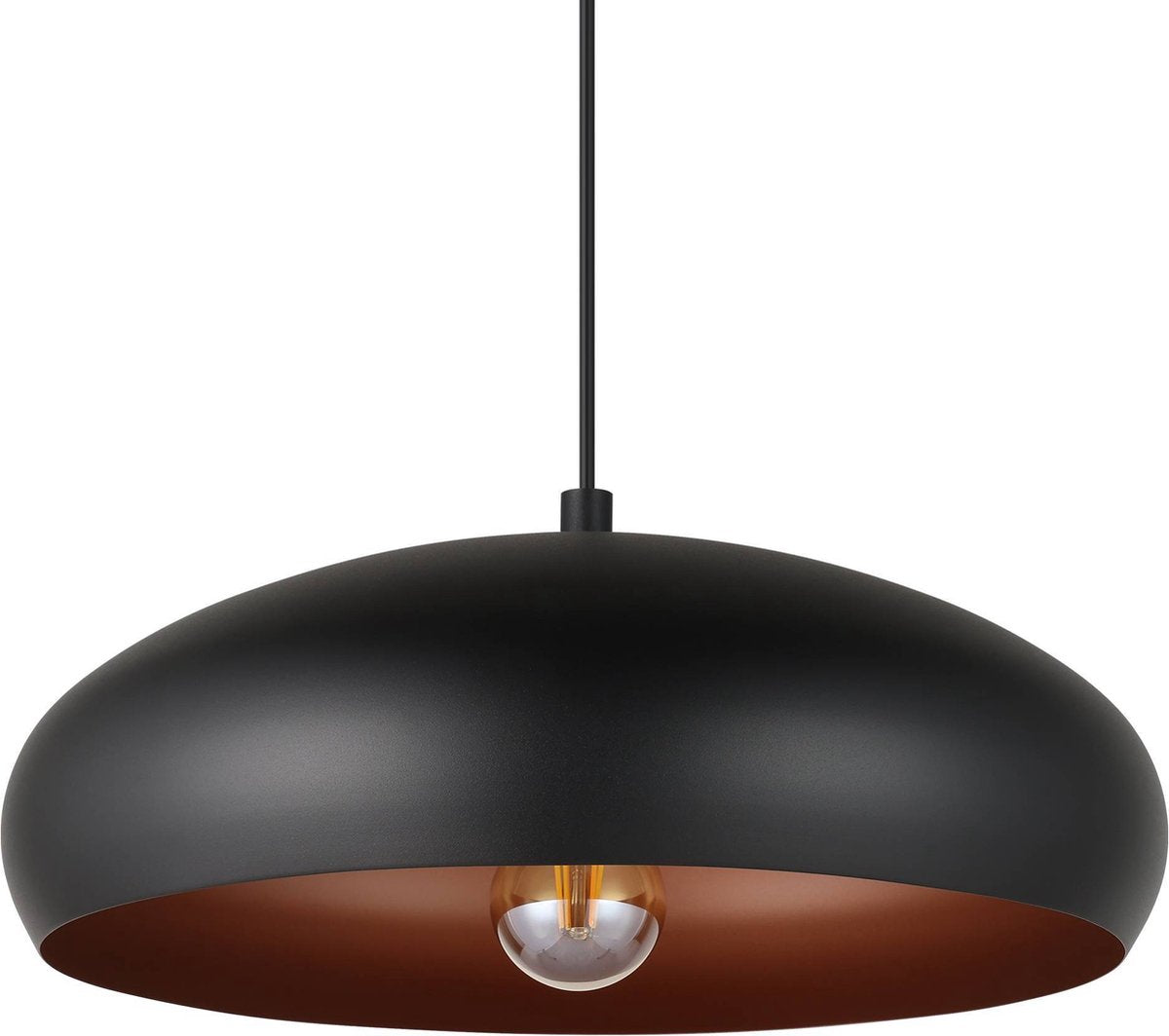 Suspension Eglo mogano 1 - e27 - ø 40 cm - cuivre noir