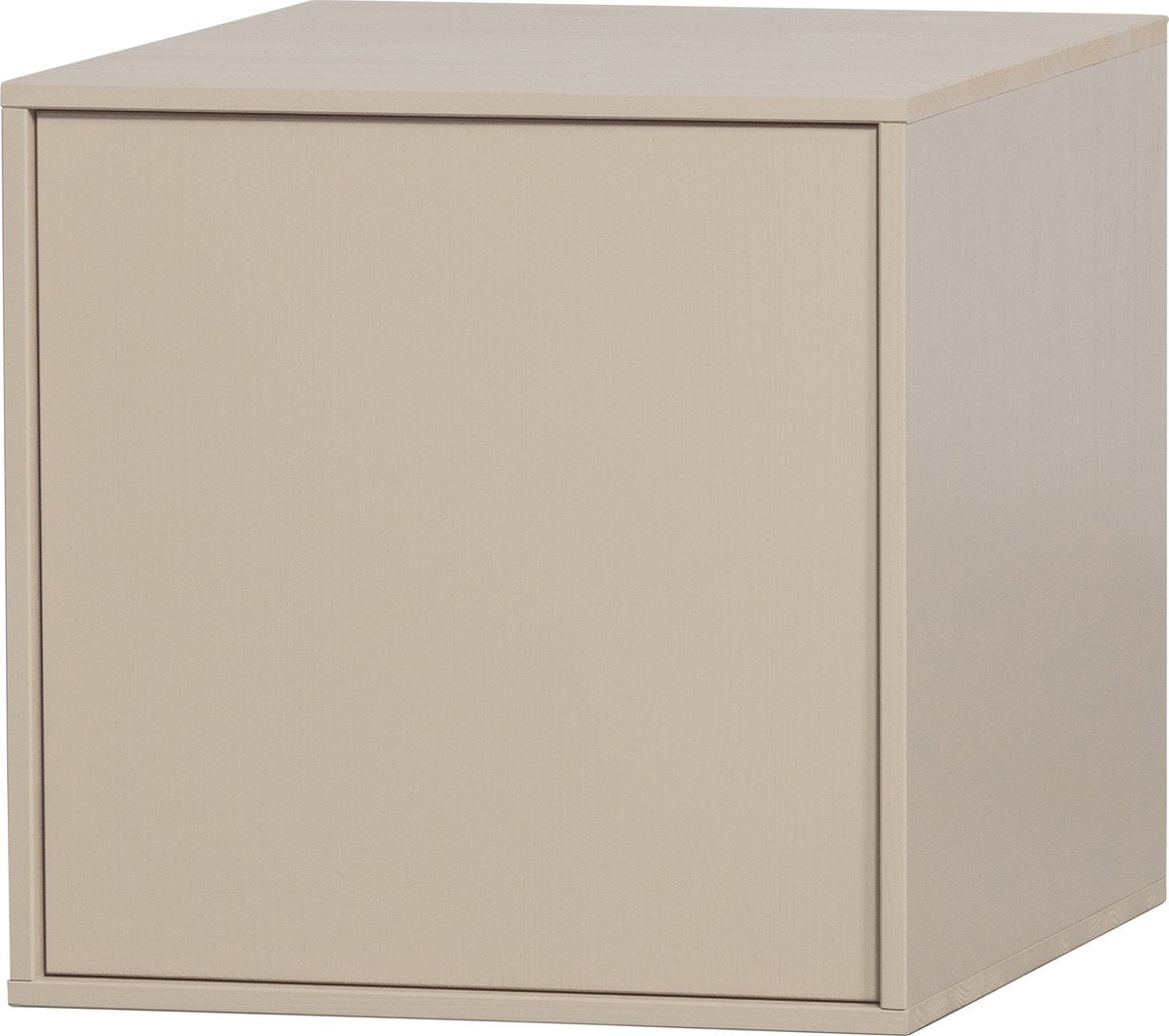 Vtwonen armoire quotidienne simple - bois de pin - gris dakargrau - 50x50x58 cm