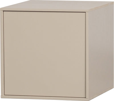 Vtwonen armoire quotidienne simple - bois de pin - gris dakargrau - 50x50x58 cm