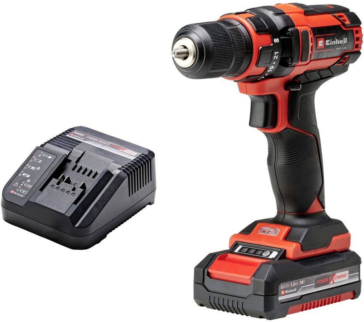 Einhell Battery Vis Drill TC-CD 18 35 LI Kit 1,5 ah