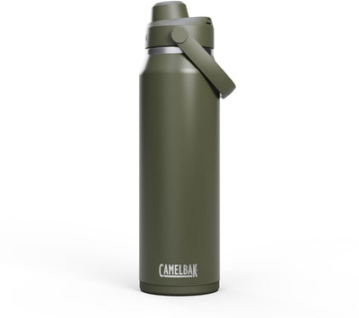 Gourde Camelbak thrive chug - 1 l - acier inoxydable - avec bouchon à vis - bouteille d'eau isolante - vert