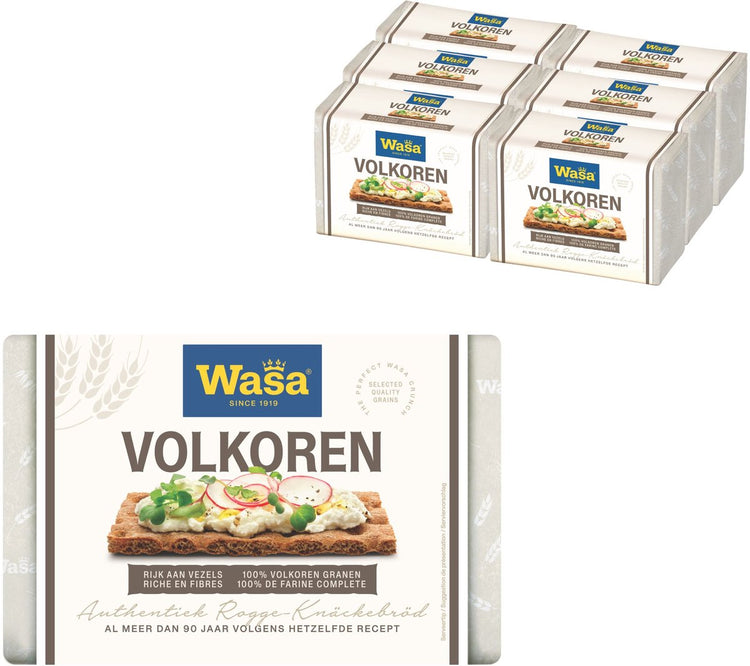 Pain croustillant au blé entier Wasa - 6 x 260g