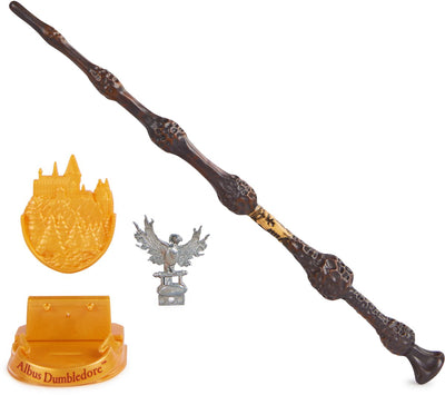 Spin master Wizarding World - Harry Potter - Baguette de collection magique d'Albus Dumbledore (30,5 cm) - Accessoire de costume