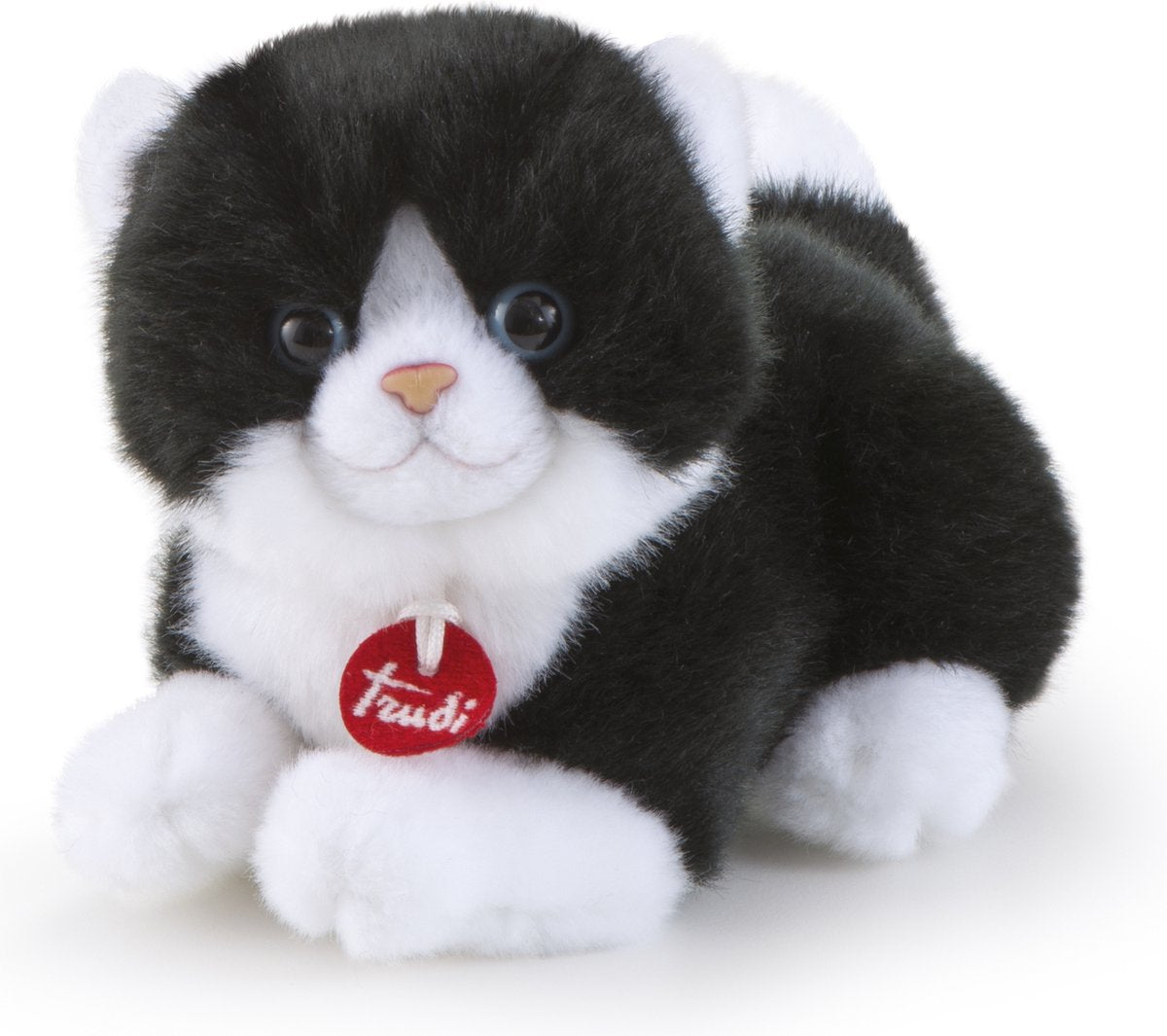 Trudi pas de chat blanc noir: 9x10x15 cm (xs-51262)