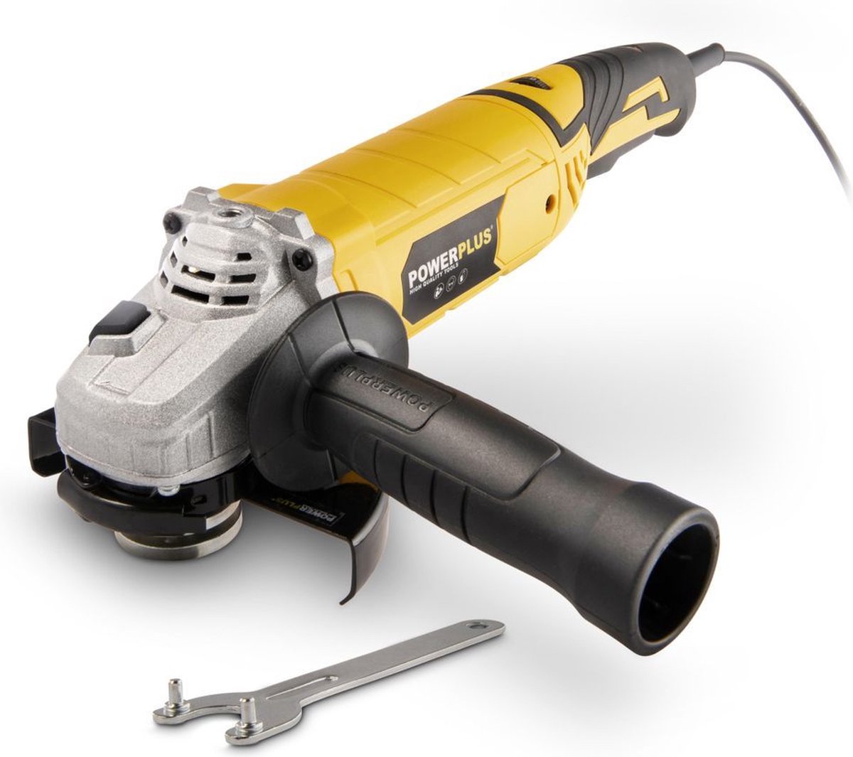 Meuleuse d'angle électrique Powerplus powx0614 - rectifieuse 1200w - disque de meulage 125mm ᴓ, outil électrique compact