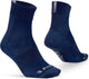 Gripgrab - chaussettes de cyclisme d'été légères mérinos SL chaussettes de sport chaussettes de cyclisme avec laine mérinos - bleu marine - unisexe - taille xs (35-38)