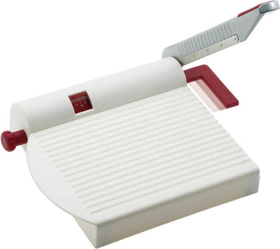 Coupe-fromage Westmark avec couteau tranchant, épaisseur de coupe variable, acier inoxydable aluminium plastique, fromarex, blanc rouge argent, 70002260