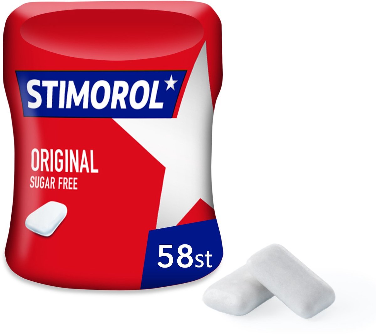 Stimorol original - chewing-gum - sans sucre - 1x6 pièces
