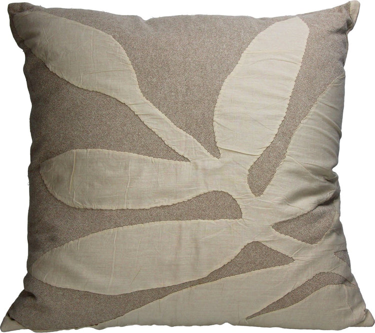 Coussin collection Hd coton beige 50x50cm