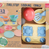 Jouez au poêle à cuisson de table avec un jeu de lecture d'accessoires, 13DLG.