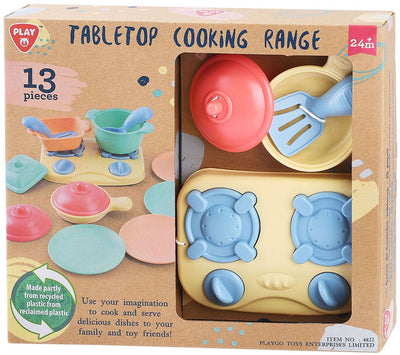 Jouez au poêle à cuisson de table avec un jeu de lecture d'accessoires, 13DLG.