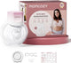 Tire-lait mains libres rapide Momcozy s12pro - 1 pièce - extra silencieux et compact - électrique - rechargeable - rose blanc - s12pro+
