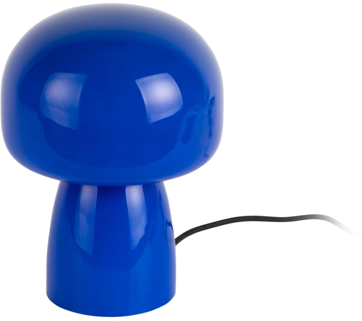 Lampe de table Leitmotiv ferveur - bleu - 15x15x20cm - moderne