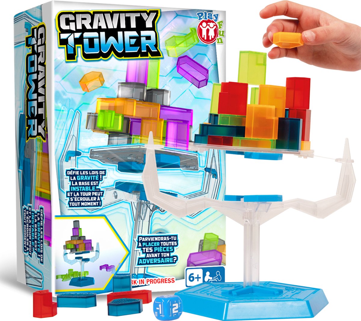 Jeu d'équilibre de la tour de gravité Spectron