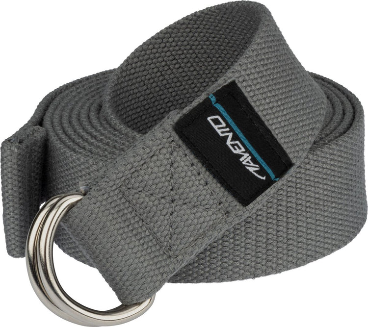 Sangle de yoga Avento - sangle de yoga en coton - 250 cm - gris