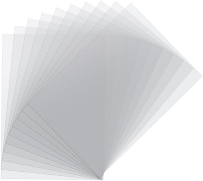 Feuilles d'acétate Florence - transparent - a4 - 0,2 mm - 12 feuilles plastique