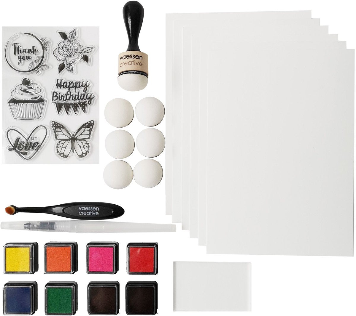 Vaessen creative • kit de démarrage de tampons