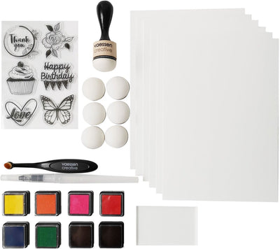 Vaessen creative • kit de démarrage de tampons