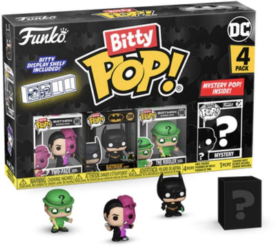 Funko Bitty Pop ! - à deux visages, Batman, la poupée mystérieuse du Riddler ! de DC Batman