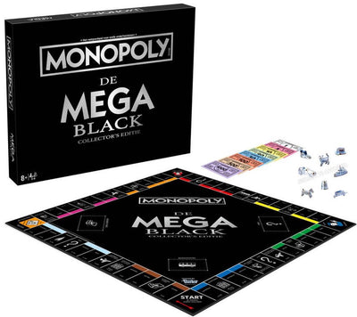 Asmodee Monopoly Mega Black Edition Collector Jeu de société Pays-Bas.