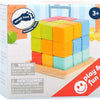 Puzzle du cerveau 3D en bois de petit pied