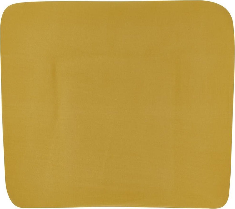 Housse de matelas à langer Meyco baby uni - miel doré - 85x75cm