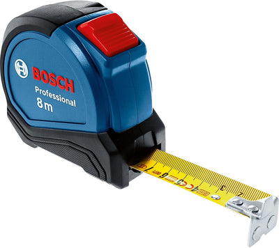 Bosch professional - ruban de masse - 8 m - autolock - ruban à mesurer 8 m - nylon - plastique - 1.600.a01.v3s