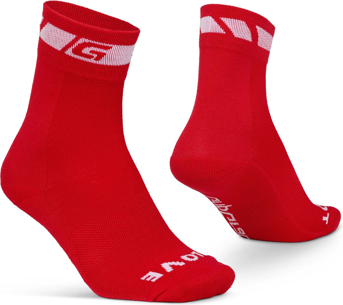 Gripgrab - chaussettes de cyclisme printemps-automne chaussettes de transition thermique - rouge - unisexe - taille m