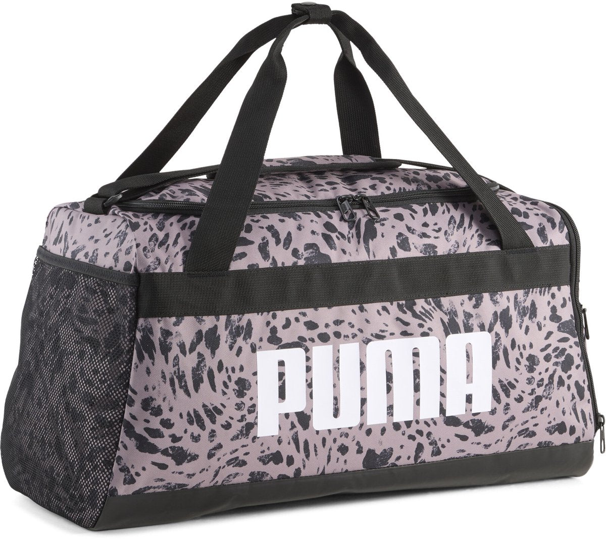 Puma challenger aop petit sac de sport sac de sport unisexe - grès-animal aop