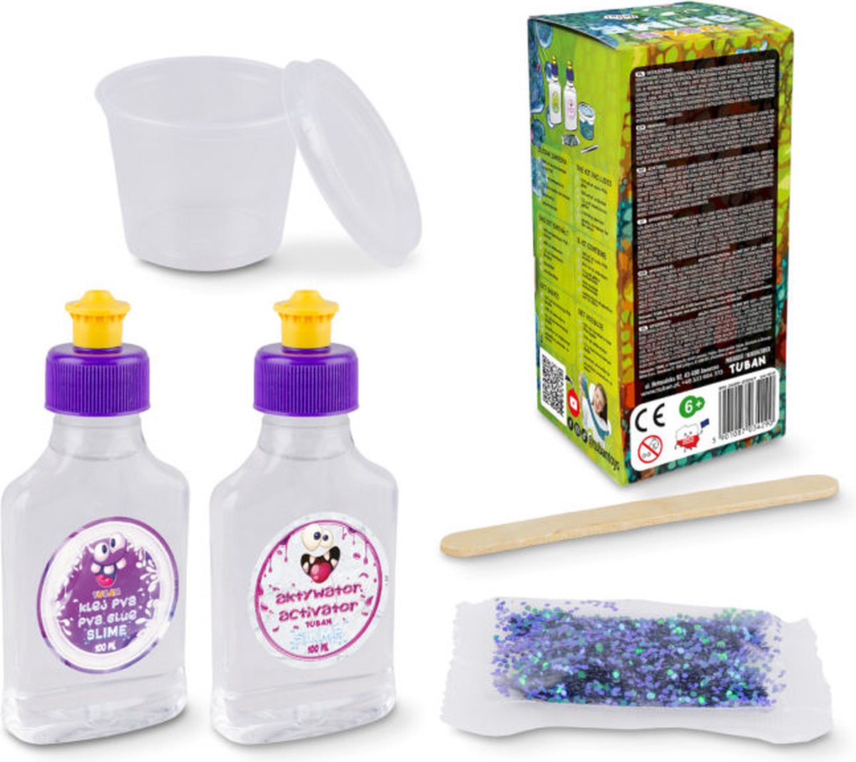 Tuban - kit - diy slime - caméléon