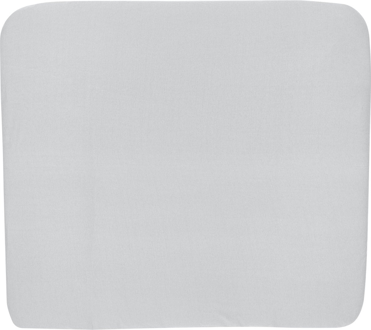 Housse de matelas à langer Meyco baby uni - gris clair - 85x75cm