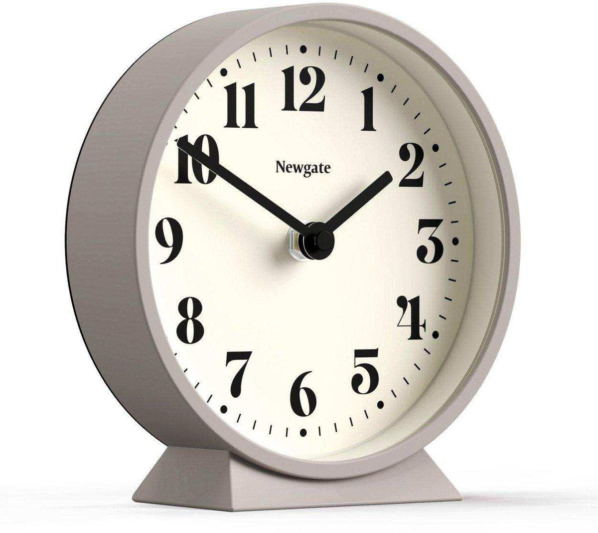 Horloge de table de théâtre Newgate gris 16cm