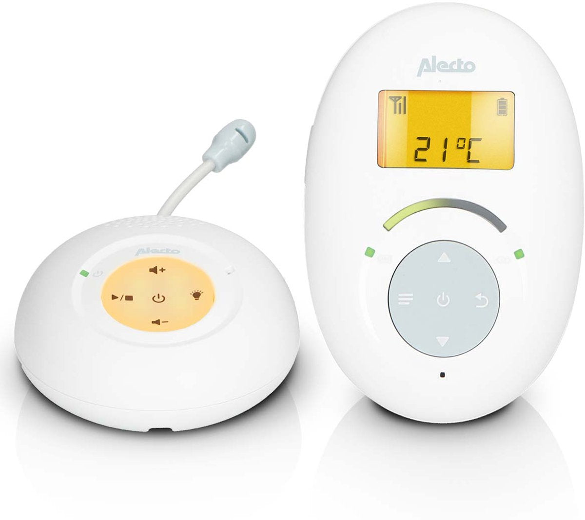 Alecto dbx120 - babyphone full eco dect - babyphone sans caméra - blanc