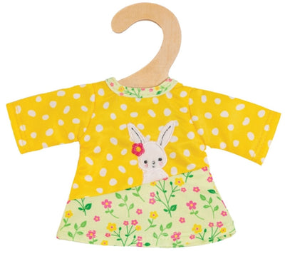 Doupnes à poupées avec chemise à rayures Bunny Lou, 20-25 cm