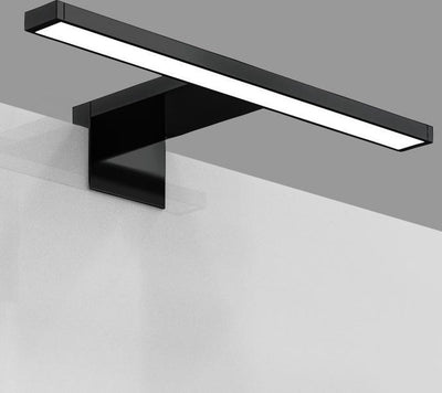 B.k.licht - lampe miroir led - noir - lampe salle de bain - éclairage miroir - l: 30cm - ip44 - 4 000k - 780 lumen - 5w led