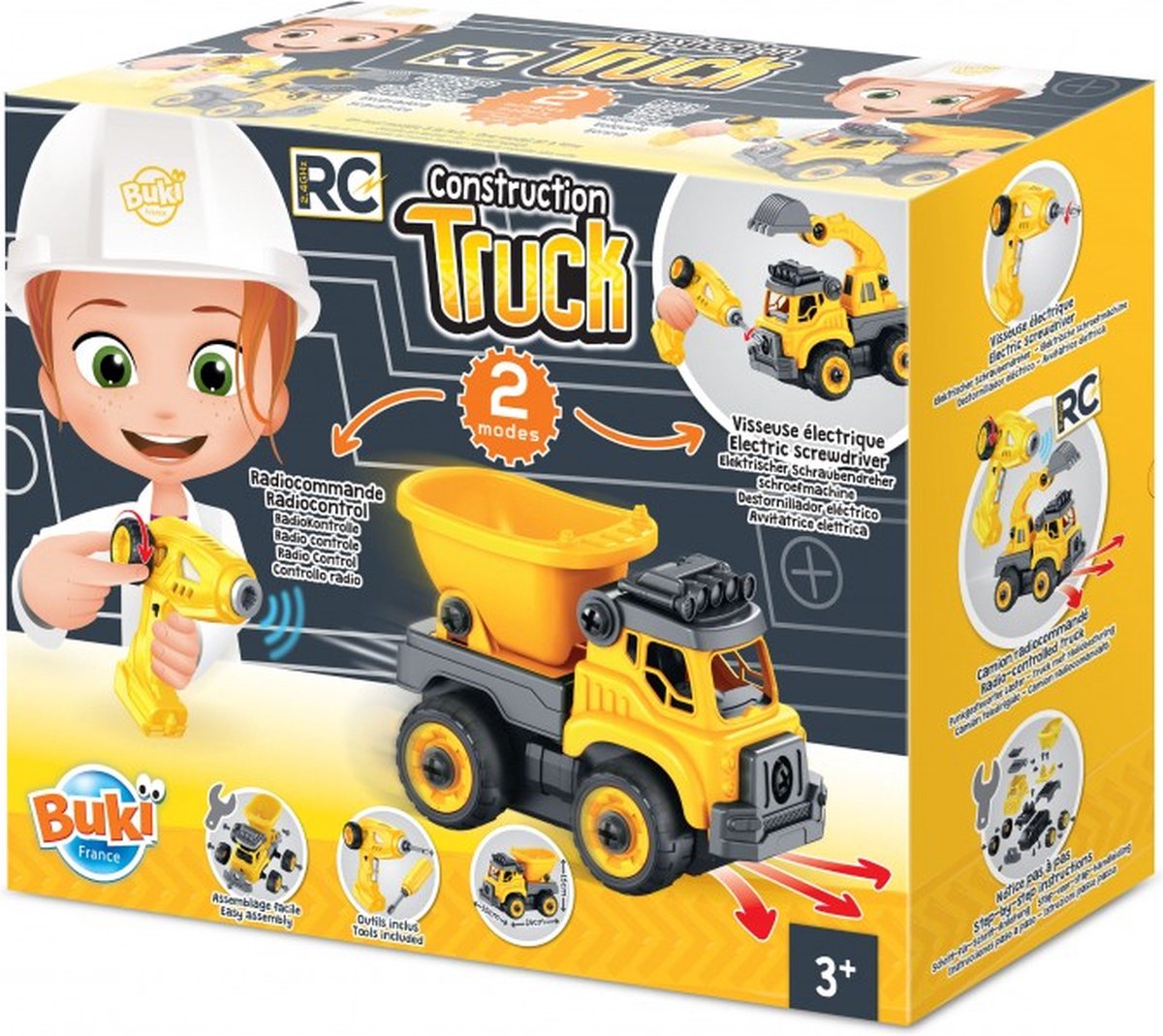 Buki France Buki - camion RC contrôlé - télécommande