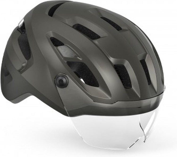 Avec casque de vélo intercity mips hommes femmes - casque de vélo e-bike adultes - vélo électrique - taille l (58-61 cm) - nta 8776 - titane allic mat (gris)