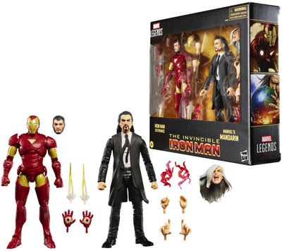 Marvel Legends Series Iron Man (Extremis) et 's Mandarin, Avengers Comics 15 cm Figurines à collectionner