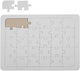 Puzzle Creativ company, taille 15x21 cm, blanc, 1 pièce