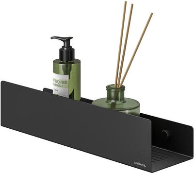 Sealskin brix - support de douche - support mural 35cm - noir - 35 x 10 x 8 cm