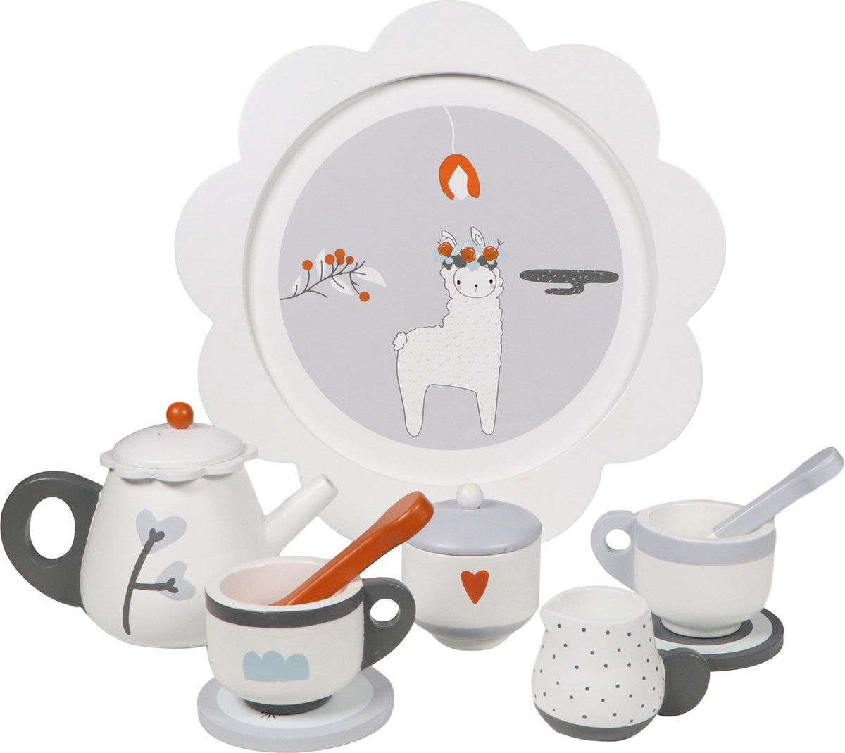 Tryco - jouets en bois - service à thé et café pour enfants