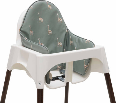 Jollein - réducteur de siège girafe jungle jambo - hydrofuge - réducteur de siège pour chaise haute ikea, bébé