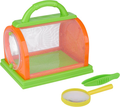 Eddy Toys Boîte de découverte d'insectes – Boîte de capture d'insectes avec loupe et outil de cueillette – Jouets éducatifs d'extérieur