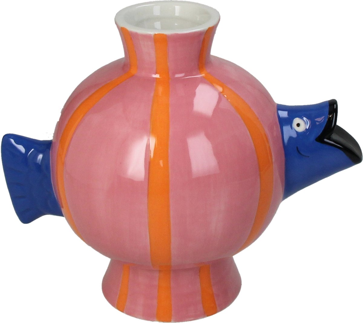 Vase de collection Hd poterie de poisson 21,6x13,4x17cm