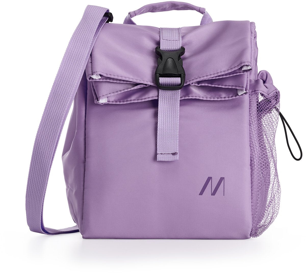 Sac isotherme Muitomas 15 litres - isolation thermique - un compartiment central - poche latérale pour bouteille - bandoulière réglable - violet