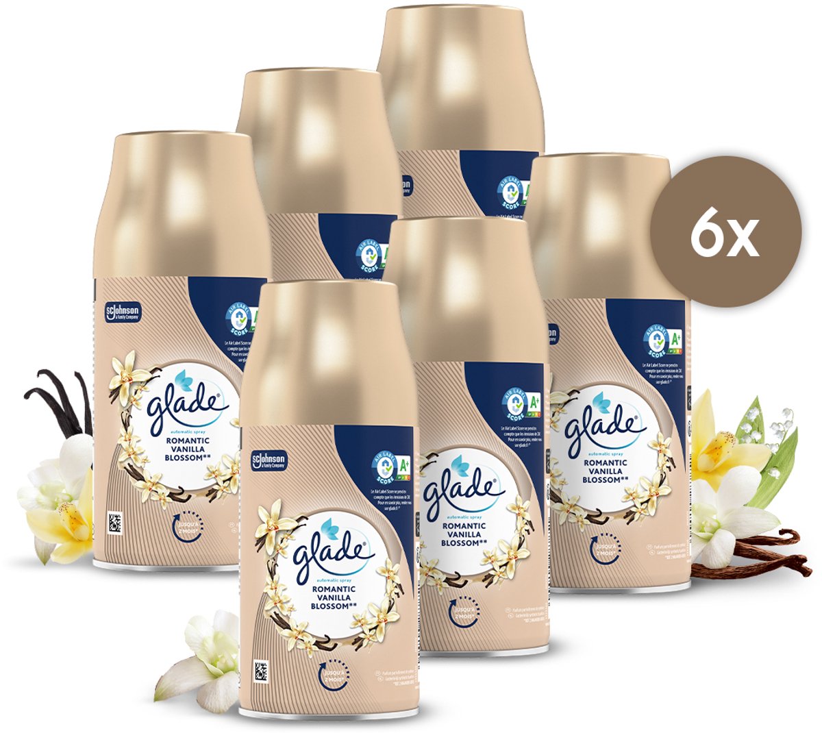 Spray automatique Glade - recharge fleur de vanille