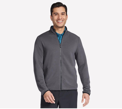 Skechers the hoodless hoodie ottoman gilet homme - gris